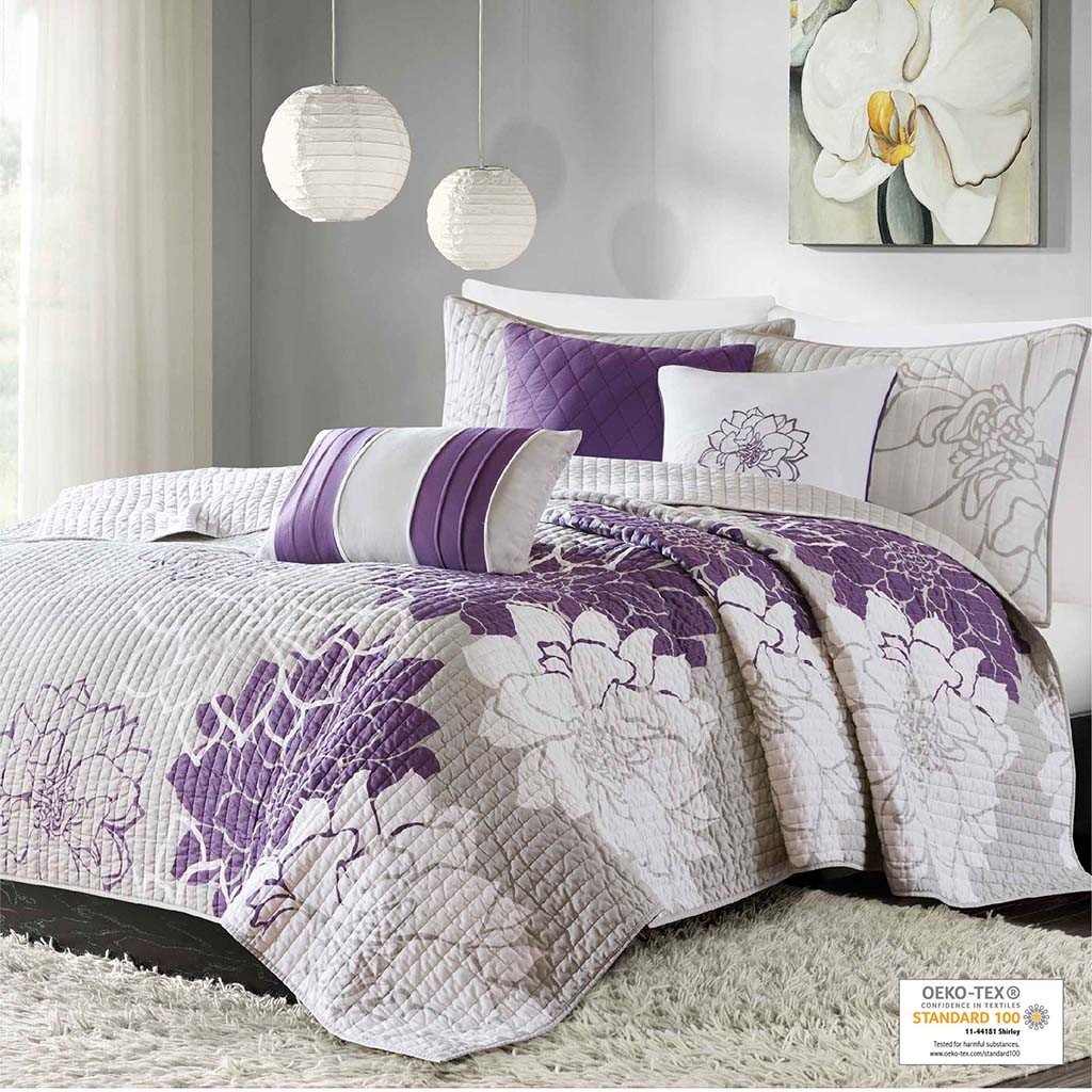 Madison Park LOLA 5 piece comforter set NEW KING 2024 Size