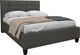 Beaudoin Customizable Heaven Twin Upholstered Platform Bed with Woodland Footboard-1