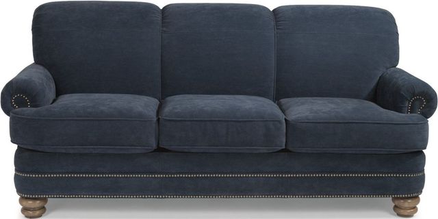 Flexsteel® Bay Bridge Dark Blue Sofa-1