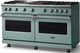 Viking® 5 Series 60" Splash Pro Style Gas (NG) Range with Polished Chrome Trim-2