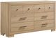 Coaster® Arielle 5-Piece Light Oak/Light Tan Queen Panel Bedroom Set-5