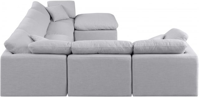 Meridian Furniture Indulge 7-Piece Gray Modular Sectional-1