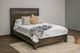 International Furniture Direct Loft Brown Gray Full Panel Bed-1