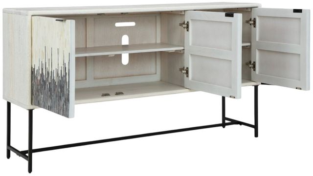 Signature Design by Ashley® Freyton Gray/White Accent Cabinet-3