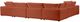 TOV Furniture Cali 7-Piece Rust Modular Sectional and Large Chaise-4