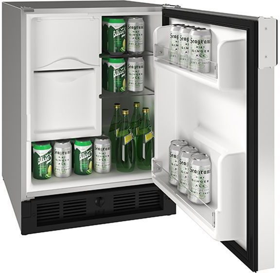 U-Line® Marine Collection 2.1 Cu. Ft. Stainless Steel Under The Counter Refrigerator-2