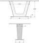 Amisco Customizable Amelia 60" Rectangular Dining Table with Decorative Bolts and 1.5" Solid Birch Top-2