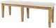 Jofran Inc. Telluride Beige/Gold Dining Bench-3