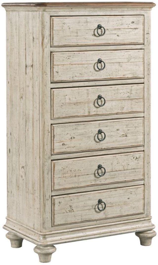 Kincaid® Furniture Weatherford Devon Cornsilk/Heather Lingerie Chest-0