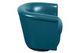 Porter International Designs Marvel Teal Barrel Accent Swivel Chair-2