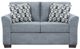 Affordable Furniture 3900 Anna Blue/Gray Loveseat-0