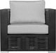 Enclover Chestnut Lux Black/Granite Club Chair-1