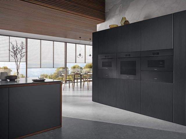 Miele Artline 30" Obsidian Black Electric Single Combi-Steam Oven-2