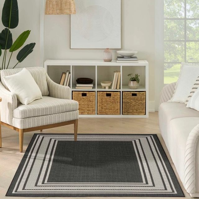Nourison Home™ Horizon HOZ03 Black 5'x7' Area Rug-1