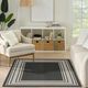 Nourison Home™ Horizon HOZ03 Black 5'x7' Area Rug-1
