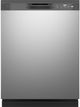 GE® 24" Stainless Steel Built-In Dishwasher with Front Controls and Power Cord-0