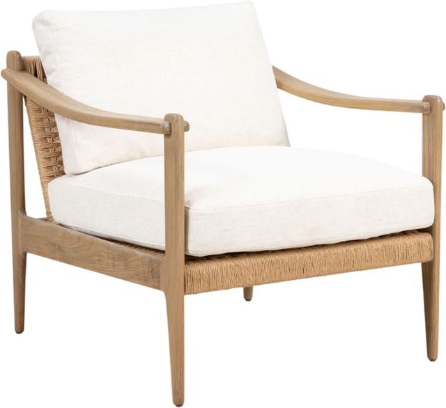 Four Hands Barwin Aged Natural Oak/Crypton Nomad Snow Chair-0
