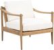 Four Hands Barwin Aged Natural Oak/Crypton Nomad Snow Chair-0