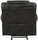 Homelegance® Gainesville Chocolate Glider Manual Reclining Chair-4