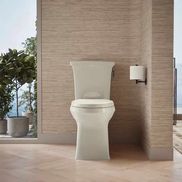KOHLER® Corbelle® Biscuit Right-Hand Trip Toilet Tank, 1.28 Gpf-3