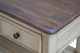Cottage Creek Furniture Brockton Brown Sofa Table with Off-White Base-3