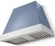 La Cornue CornuFé Euclid 36" Provence Blue Wall Mounted Range Hood with Polished Chrome Trim-0