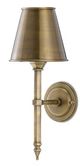 Currey & Company Wollaton Light Moroccan Antique Brass Wall Sconce-1