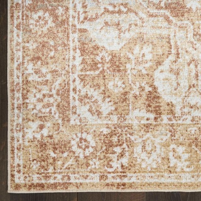 Nourison Home™ Astra Machine Washable Rust 5'x7' Area Rug-4