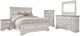 Liberty Furniture Abbey Park 5-Piece Antique White King Panel Bed Set-0