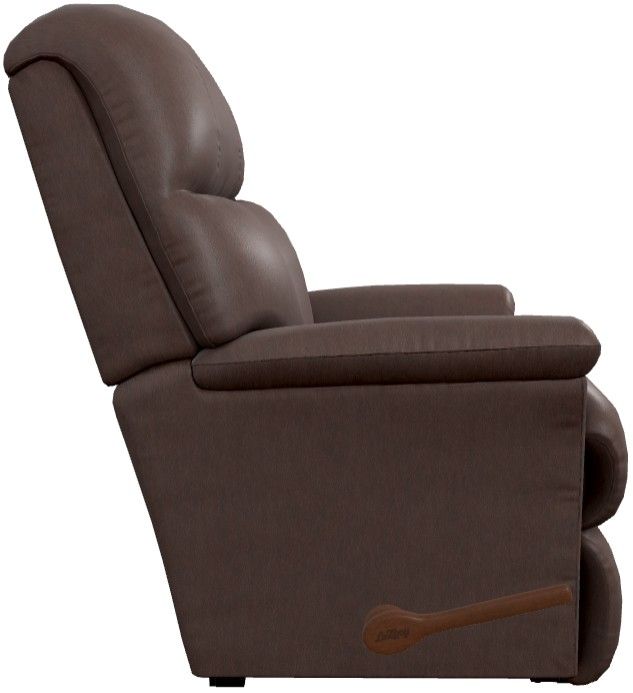 La-Z-Boy® Reed Walnut Leather Manual Wall Recliner-3