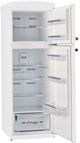 Unique® Appliances Classic Retro 24" 11 Cu. Ft. Marshmallow White Counter Depth Top Freezer Refrigerator-5