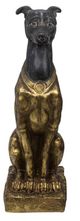 A & B Home Black/Gold Dog Statue-1