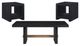 Steve Silver Co. Aubrey 3-Piece Black Occasional Table Set-0