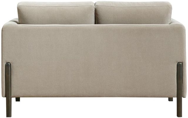 Coaster® Islington Taupe Upholstered Panel Arm Loveseat-3