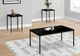 Monarch Specialties Inc. 3-Piece Black Table Set-1