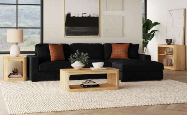 Elements International Rosalie Natural Sofa Table-1