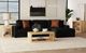 Elements International Rosalie Natural Sofa Table-1