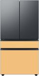 Samsung Bespoke 18" Matte Black Steel French Door Refrigerator Top Panel-4