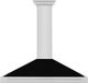 ZLINE 48" Black Matte Wall Mounted Range Hood -0