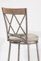 HH2 Home Stewart Aged Pewter Indoor/Outdoor Swivel Counter Stool-2