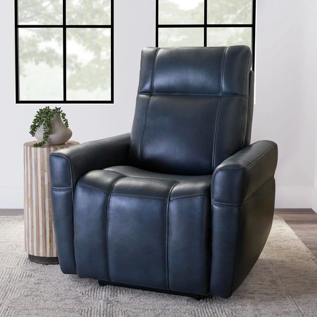 Parker House® Bradford Steamboat Marine Power Zero Gravity Leather Recliner with Power Headrest-2