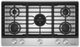 KitchenAid® 36" Stainless Steel Gas Cooktop with 5 Burners and Integrated Wok Grate-0