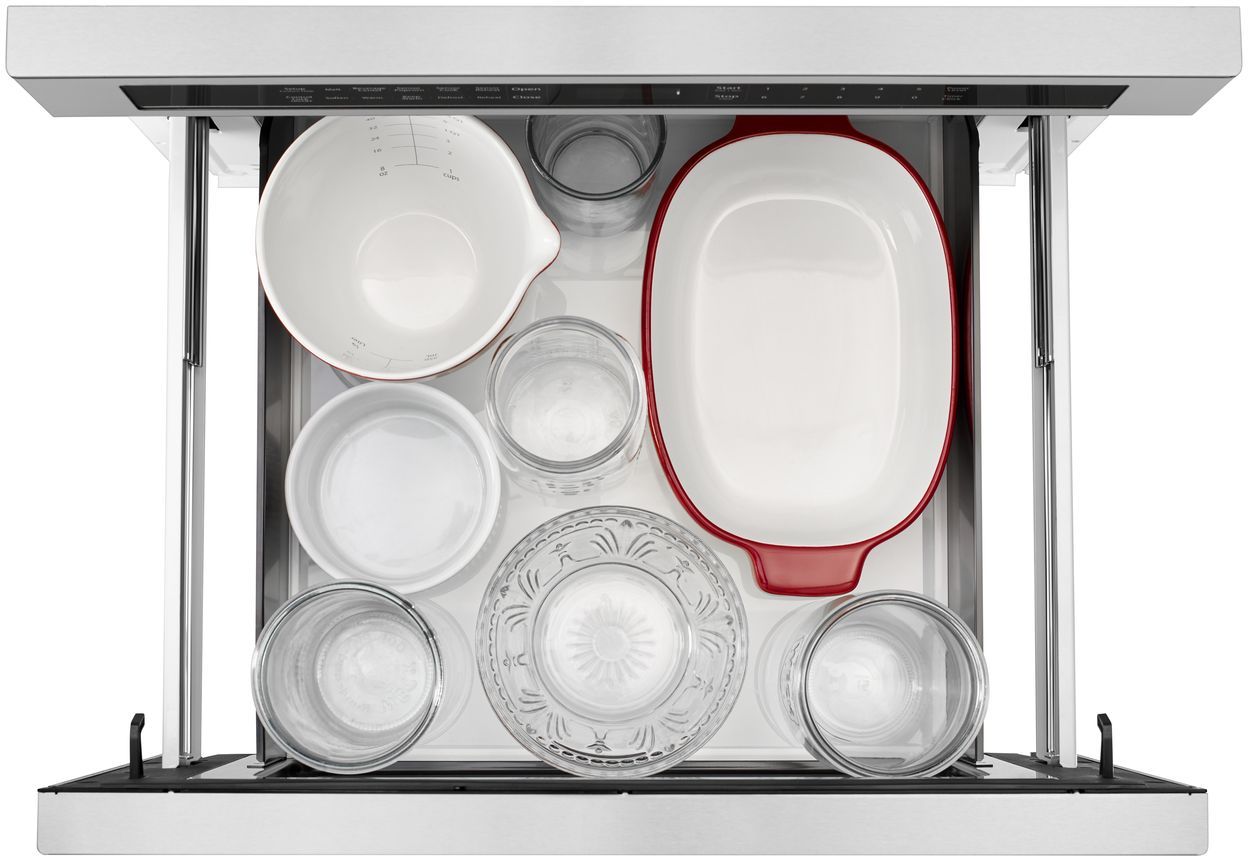 KitchenAid 1.2 Cu. Ft. Stainless Steel Under Counter Microwave Drawer - Thumbnail 3