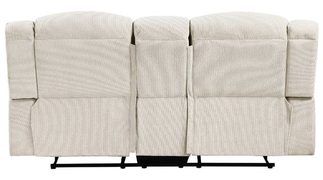 Homelegance® Nutmeg Beige Double Manual Reclining Loveseat with Center Console-3