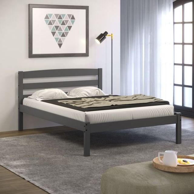 Donco Kids Econo Scandinavian Dark Gray Youth Full Panel Bed-1