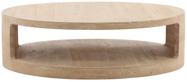 Dovetail Furniture Hilaire Light Natural Coffee Table-1