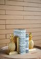 A & B Home Gold Pineapple Bookend-5