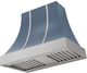 AGA Cascade 36" Stone Blue Wall Mounted Range Hood  with Brushed Nickel Trim-0