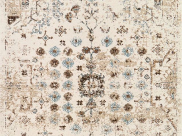 Signature Design by Ashley® Jossler Brown/Ivory/Teal 5'x7' Area Rug-1