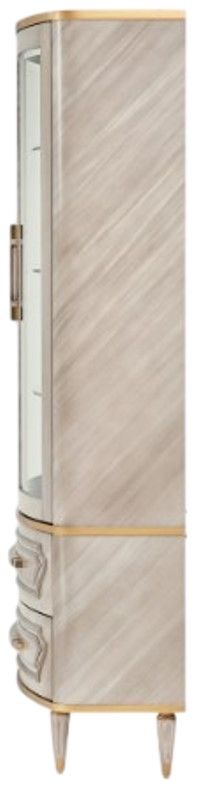 Michael Amini® St. Charles Dove Gray Display Cabinet-2